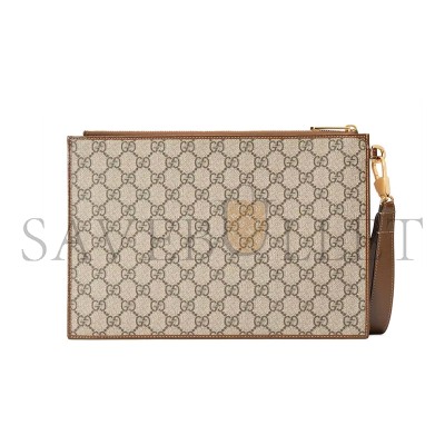 GUCCI GG DENIM POUCH 672953 (30.5*21*1.5cm)